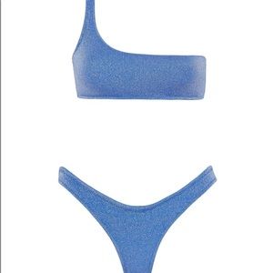 Triangl Blue Sparkly Bikini